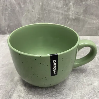 Чашка керамическая 480 мл Ardesto Bagheria Pastel Green AR2948GGC Чашка керамическая 480 мл Ardesto Bagheria Pastel Green AR2948GGC