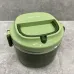 Ланч бокс пластиковий корпус внутрішня ємність сталь нержавіюча Kamille зелений KM-2135