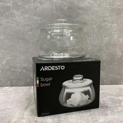 Сахарница боросиликатное стекло 500 мл Ardesto AR2602SP