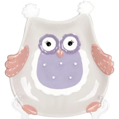 Набір 4 блюда Owl Family 18.9см кераміка DP40233 BonaDi