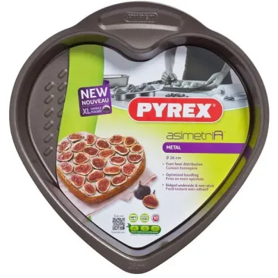 Форма для выпекания Pyrex Asimetria Сердце 26 см Шоколадный (DP62091)