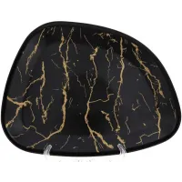 Фарфорова страва Esmalte de Marmol negro 30.5х24х2см DP186204 BonaDi