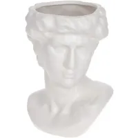 Інтер'єрна ваза Grexio White Ceramic BonaDi DP186270 Інтер'єрна ваза Grexio White Ceramic BonaDi DP186270