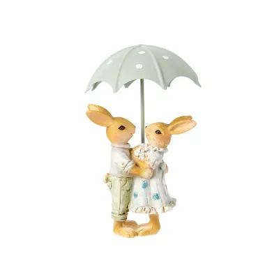 Статуетка Lefard Lapins обіймашки Sky Blye 16 см Жовтий (AL186508)