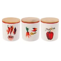 Банки Lefard Chile-Carrot-Paprika 3 шт 620 мл Белый (AL186525)