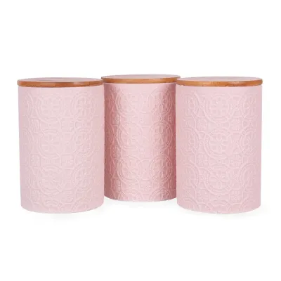 Банки Ornament Pink 3шт 500 мл AL186530 Lefard