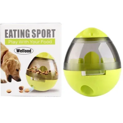 Интерактивная кормушка для собак RIAS Eating Sport с отверстием для корма Green (3_01644)