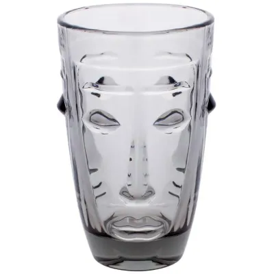 Склянки Wigo 6 штук 330ml із сірого напівпрозорого скла BonaDi DP218243