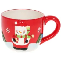 Рождественская керамическая кружка Snow 550ml DP218246 BonaDi