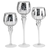 Подсвечники Unicorn Studio Silver Litti 3 шт Серебристый (AL218325) Подсвечники Unicorn Studio Silver Litti 3 шт Серебристый (AL218325)