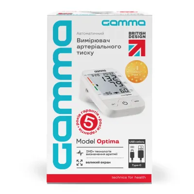Тонометр автоматичний Gamma 4Gen Optima (CO003623) Тонометр автоматичний Gamma 4Gen Optima (CO003623)