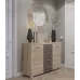 Комод Эверест телескопические направляющие Дуб сонома + трюфель 140х38х92 см Комод Эверест телескопические направляющие Дуб сонома + трюфель 140х38х92 см