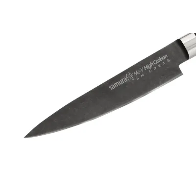 Нож кухонный универсальный 125 мм Samura MO-V Stonewash (SM-0021B)