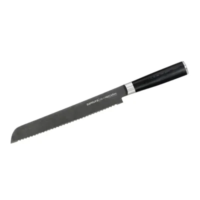 Нож кухонный для хлеба 230 мм Samura MO-V Stonewash (SM-0055B)