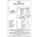 Стильный комод на 3 ящика телескопические направляющие К2 венге темный (80х45х85 см) Стильный комод на 3 ящика телескопические направляющие К2 венге темный (80х45х85 см)