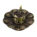Подставка для благовоний Символы счастья HandiCraft Медь Чеканка 10 х 7.5 см (22294) Подставка для благовоний Символы счастья HandiCraft Медь Чеканка 10 х 7.5 см (22294)