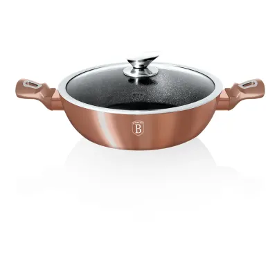 Сотейник із кришкою Berlinger Haus Rosegold Metallic Line 28 см BH-1519N