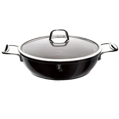 Сотейник со стеклянной крышкой 3.8 л 28 см Black Royal Collection Berlinger Haus BH-1741