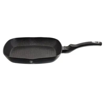 Сковорода гриль Berlinger Haus Black Silver Collection 28х28 см Чорний BH-1846