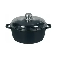 Кастрюля антипригарная с крышкой 5,5 л Maestro MR-4628C