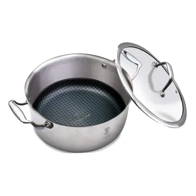 Каструля із нержавіючої сталі з кришкою 6.1 л Berlinger Haus Eternal Collection BH-6562