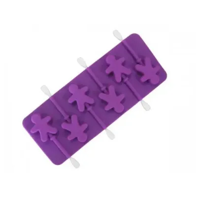Силіконова форма для цукерок Чоловічки 23,7х9,6х1 см SNS Silicone НН-789