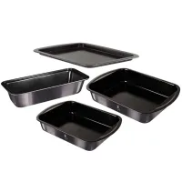 Набор форм для запекания 4 шт Berlinger Haus Metallic Line Carbon Pro Edition BH-7622