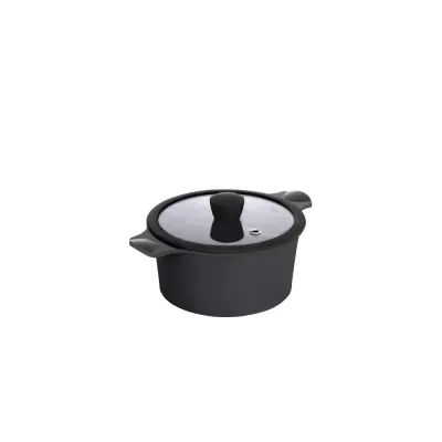 Каструля Ringel Zitrone Black 20x10.5 см 3 л з кришкою RG-2108-20 BL- R