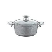 Кастрюля 8,7 л 30х13 см O.M.S. Collection 3110.01.02-30-8,7л-Grey
