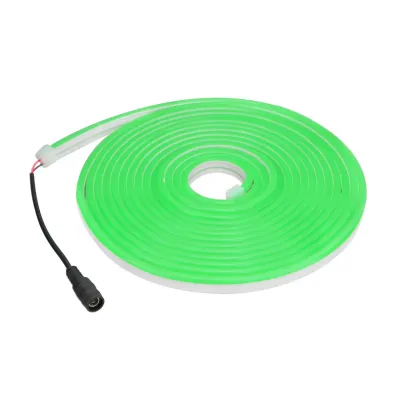 Светодиодная лента RIAS JL-2835-120 IP65 5м Неон Зеленый 220V (3_01913)
