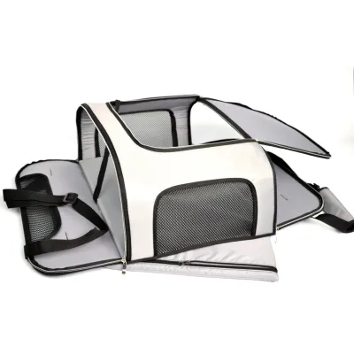 Авиа сумка 304067 Zoobaza серый 40х50х20 см