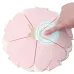 Тарелка-менажница для закусок RIAS Peach Heart Shape с подставкой для телефона 5 отсеков Pink (3_01556)