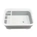Сушилка для посуды RIAS складная силиконовая White-Gray (3_01659) Сушилка для посуды RIAS складная силиконовая White-Gray (3_01659)