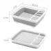 Сушилка для посуды RIAS складная силиконовая White-Gray (3_01659) Сушилка для посуды RIAS складная силиконовая White-Gray (3_01659)
