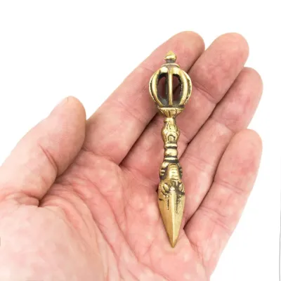 Пхурба Кила HandiCraft Бронза Девять спиц 8 см (26373)