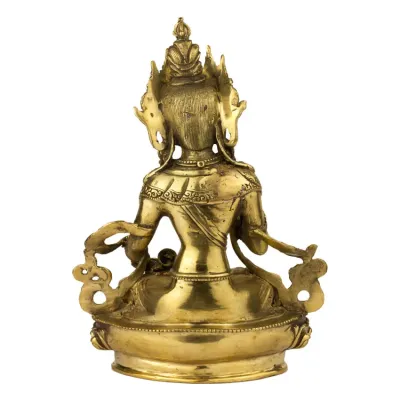 Статуя Ваджрасаттва (Дордже Семпа) Kailash 21х15х9 см Бронза (26770)