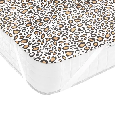 Непромокаемый наматрасник 70х120 см DIAPER LEOPARD COSAS Бежевый