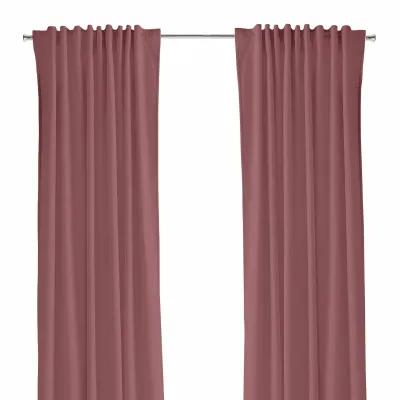 Штори на кухню та кімнату BLUEBERRY 2шт COSAS Marsala 180х270 см