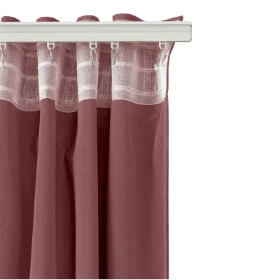 Штори на кухню та кімнату BLUEBERRY 2шт COSAS Marsala 180х270 см