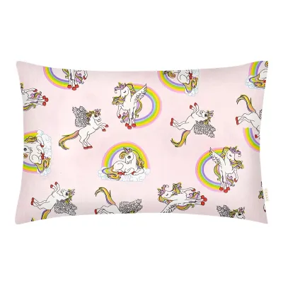 Дитяча постільна білизна в ліжечко Rainbow Unicorn COSAS рожевий 110х140 см Дитяча постільна білизна в ліжечко Rainbow Unicorn COSAS рожевий 110х140 см