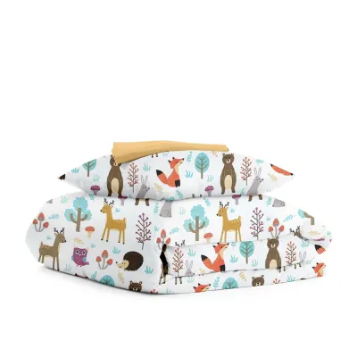 Подростковое постельное белье Colorful Animals CS1 COSAS Бежевый 160х220 см Подростковое постельное белье Colorful Animals CS1 COSAS Бежевый 160х220 см
