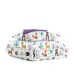 Підліткова постільна білизна Colorful Animals CS4 COSAS Бежевий 160х220 см