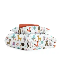 Подростковая постель с простыней на резинке Colorful Animals CS7 COSAS Бежевый 160х220 см Подростковая постель с простыней на резинке Colorful Animals CS7 COSAS Бежевый 160х220 см