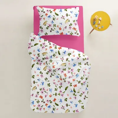 Детская постель без простыни COSAS Happy Birds 110х140 см Разноцветный