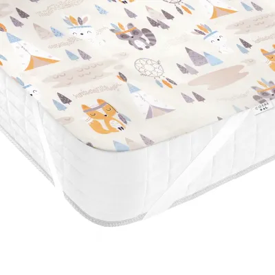 Непромокаючий наматрацник 70х120 см BIG DREAM ANIMALS COSAS Бежевий