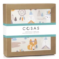 Непромокаючий наматрацник 70х120 см BIG DREAM ANIMALS COSAS Бежевий