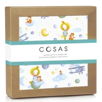Непромокаемый наматрасник 70х120 см LITTLE PRINCE COSAS Голубой