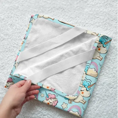 Непромокаючий наматрацник 70х120 см MINT UNICORN COSAS М'ятний