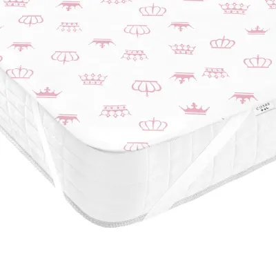 Непромокаемый наматрасник 70х120 см ROSE CROWN COSAS розовый