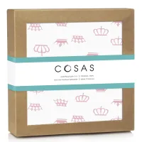 Непромокаючий наматрацник 70х120 см ROSE CROWN COSAS рожевий